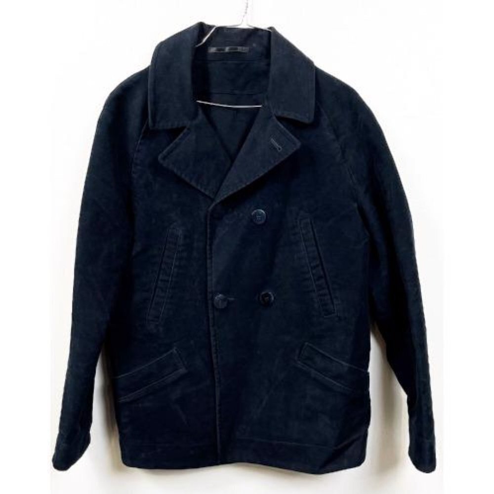 MAURO GRIFONI NAVY BLUE COAT - Picture 2 of 8